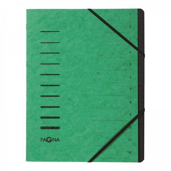 Pagna 40059-03 intercalare Verde (Pagna Office - klassificeringsmappe -)-1
