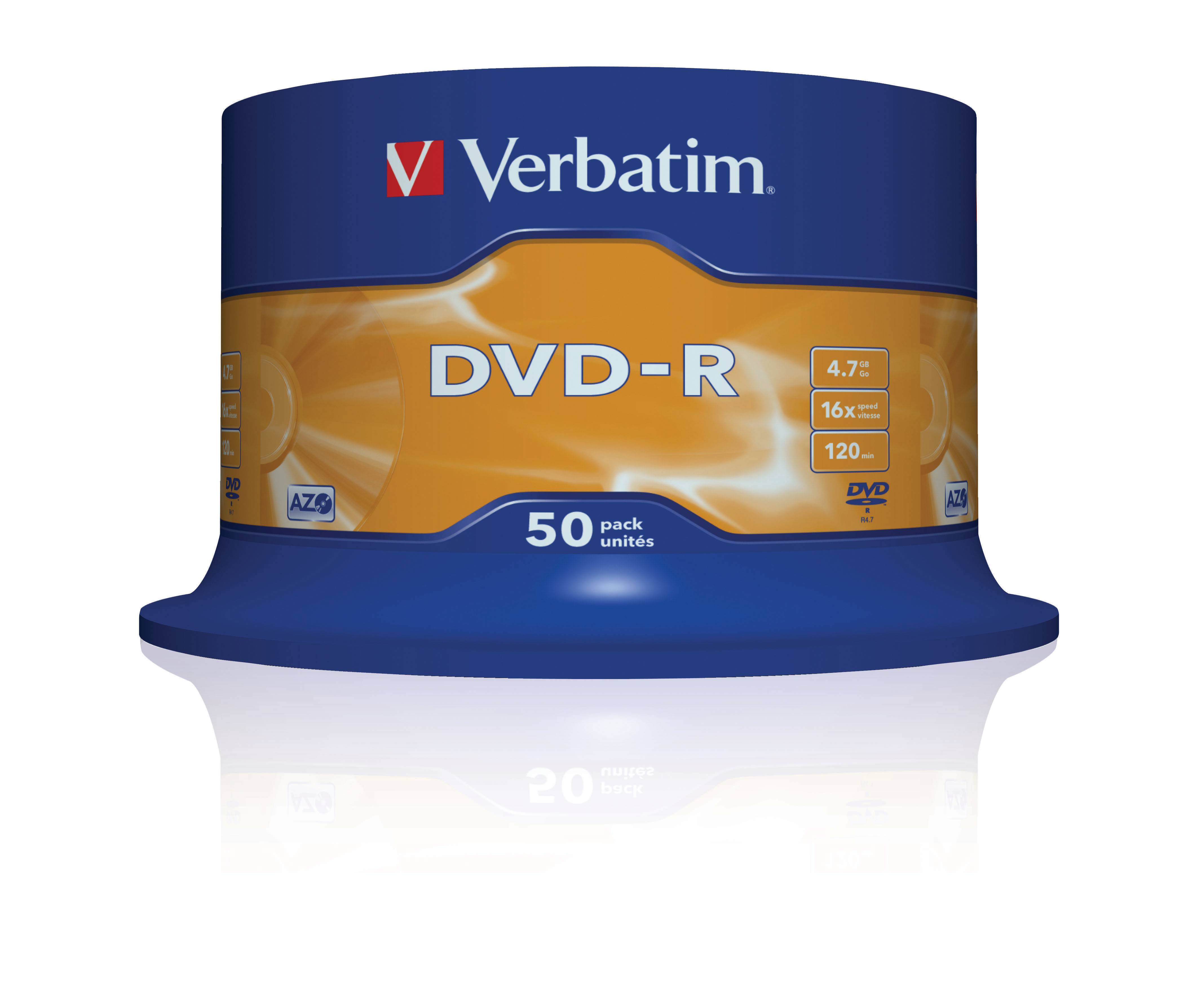 Verbatim DVD-R Matt Silver 4,7 GB 50 pz-1