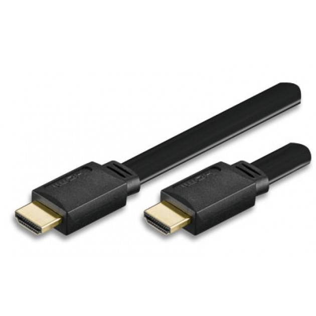 Techly Cavo HDMI High Speed con Ethernet A/A M/M Piatto 5m (ICOC HDMI-FE-050) ICOC HDMI-FE-050-1