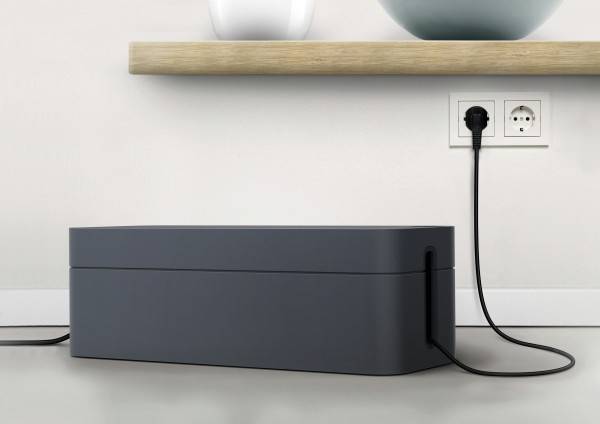 Durable Scatola ordina cavi CAVOLINE® BOX L 503037 Grafite 1 pz.-2