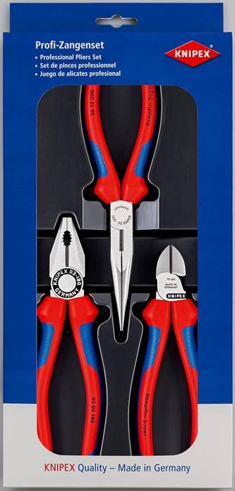 Knipex 00 20 11 Werkstatt Zangen-Set 3teilig-0