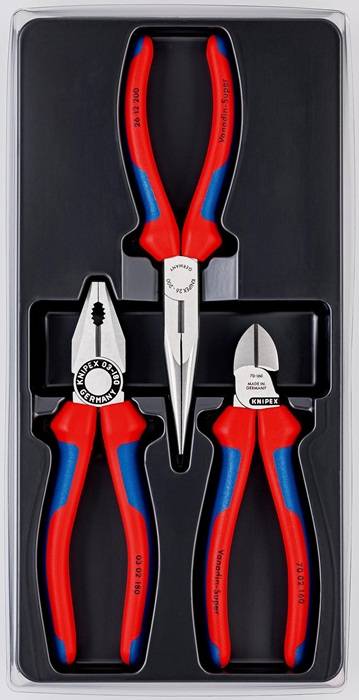 Knipex 00 20 11 Werkstatt Zangen-Set 3teilig-1