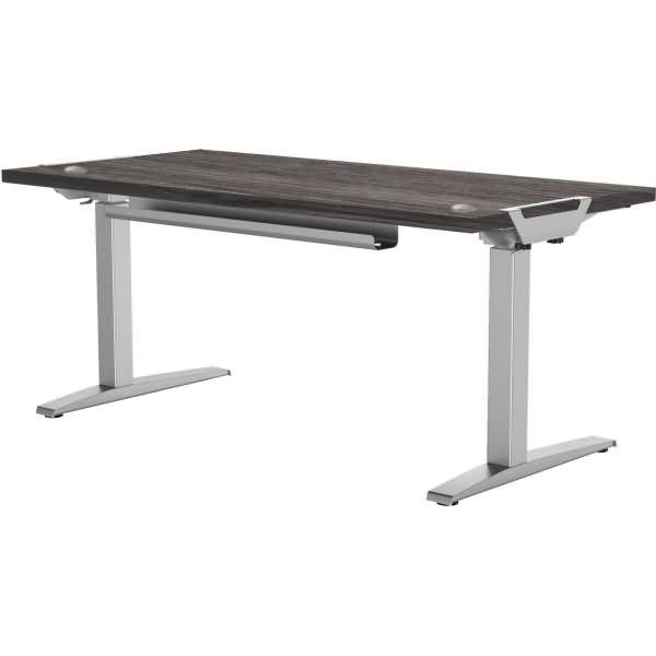 Fellowes 9871101 piano di scrivania per computer Forma rettangolare Melammina PVC Quercia (Fellowes Desktop Newport Oak-1