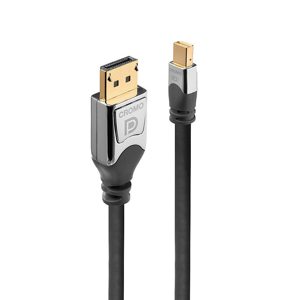 Adattatore Mini DisplayPort con DisplayPort LINDY 36311 Grigio 1 m-1
