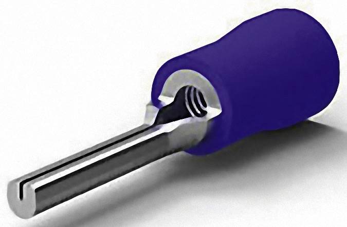 TE Connectivity 165075 Capocorda a puntale 1 mm² 2.60 mm² Parzialmente isolato Blu 1 pz.