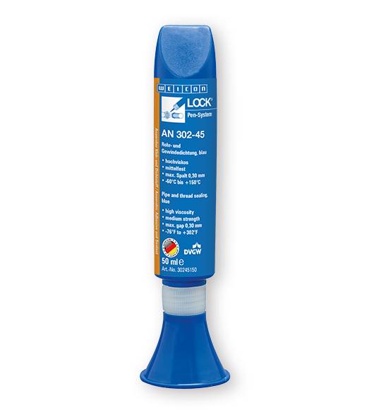Sigillanti per viti e filetti WEICON 30245150 WEICONLOCK® AN 302-45 50 ml Pipe and Thread Sealing-0