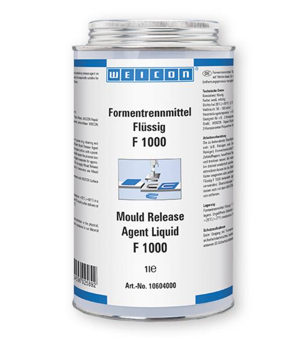 Oli spray WEICON 10604000 Mould Release Agent Liquid F1000 1 L
