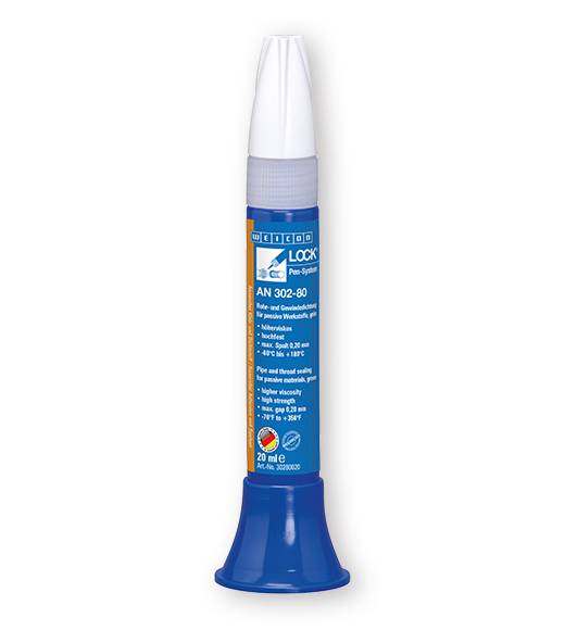 Sigillanti per viti e filetti WEICON 30280020 WEICONLOCK® AN 302-80 20 ml Pipe and Thread Sealing-0