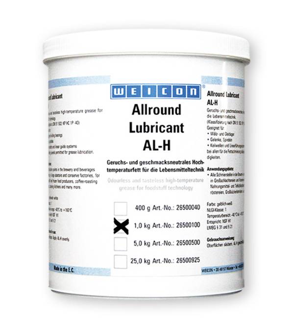 Lubrificanti e grassi WEICON 26500100 AL-H High Performance Grease 1 kg