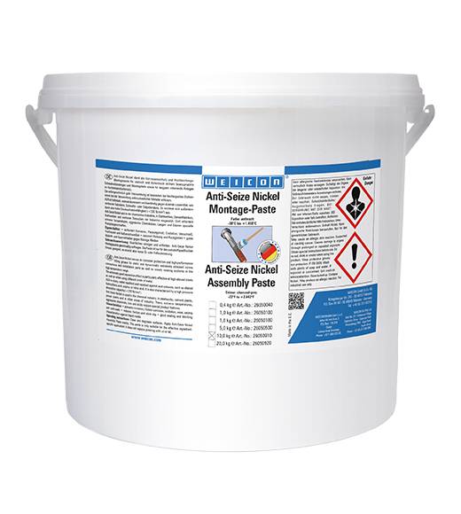 Lubrificanti e grassi WEICON 26050910 Anti-Seize Nickel Assembly Paste 10 kg-0
