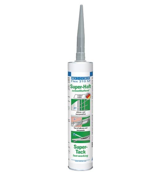 Siliconi e masse sigillanti WEICON 13650290 Flex 310 M® Super-Tack MS-Polymer 290 ml white-0