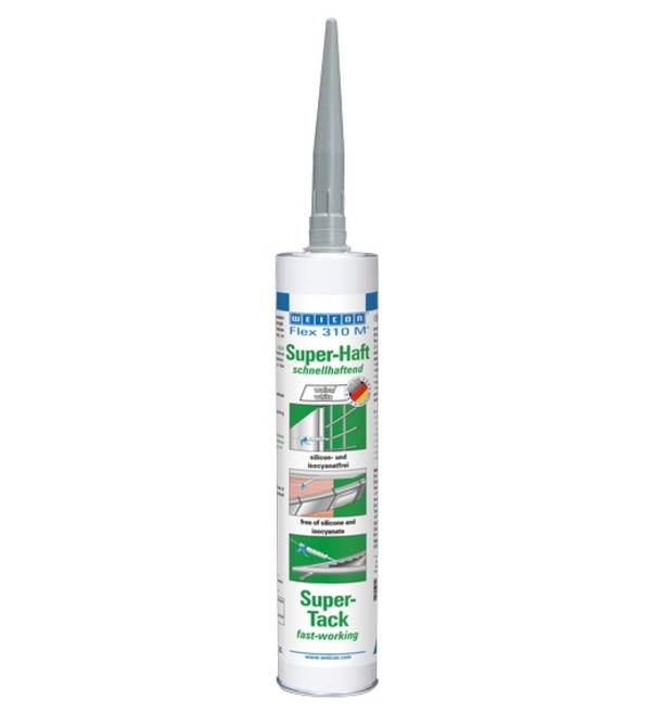 Siliconi e masse sigillanti WEICON 13650290 Flex 310 M® Super-Tack MS-Polymer 290 ml white