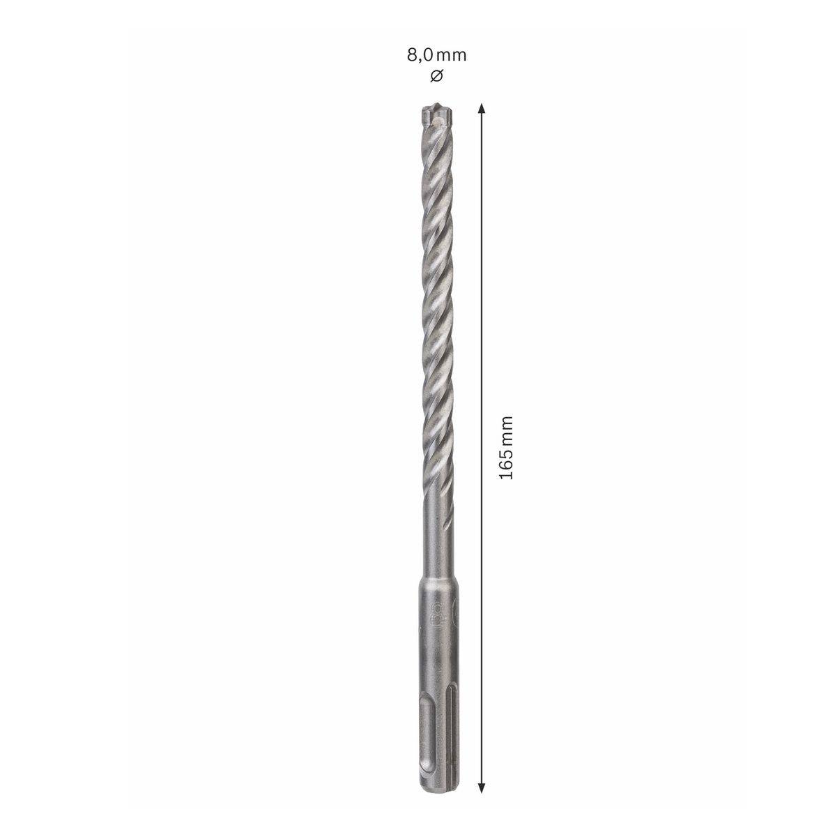 Punte a 4 taglienti con centrino - attacco SDS PLUS-1