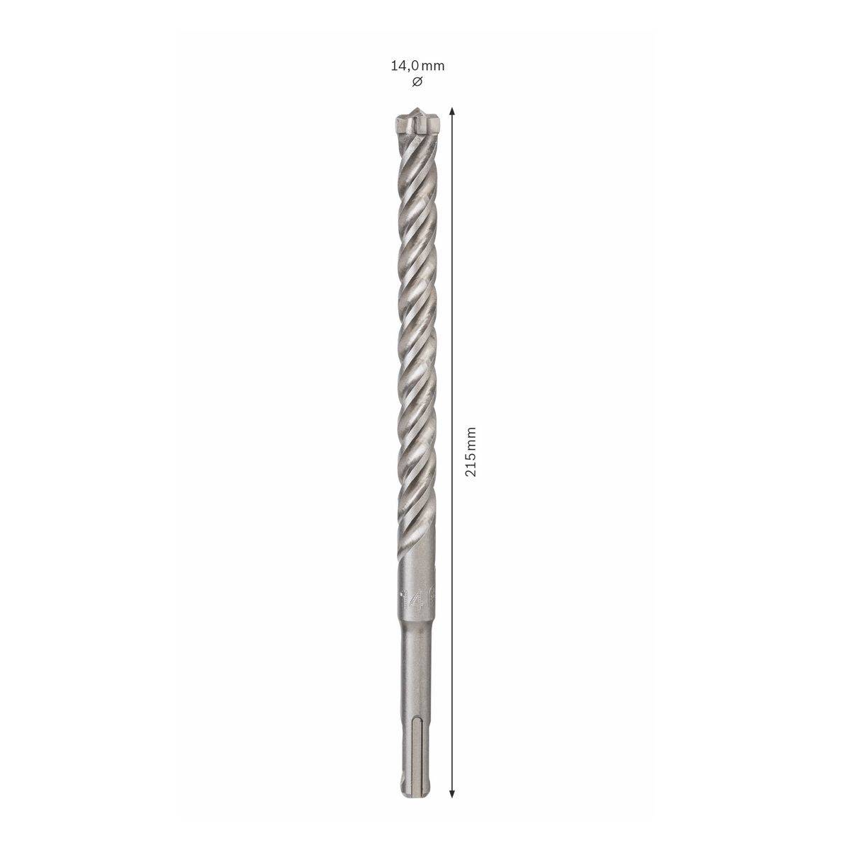 Punte a 4 taglienti con centrino - attacco SDS PLUS-1