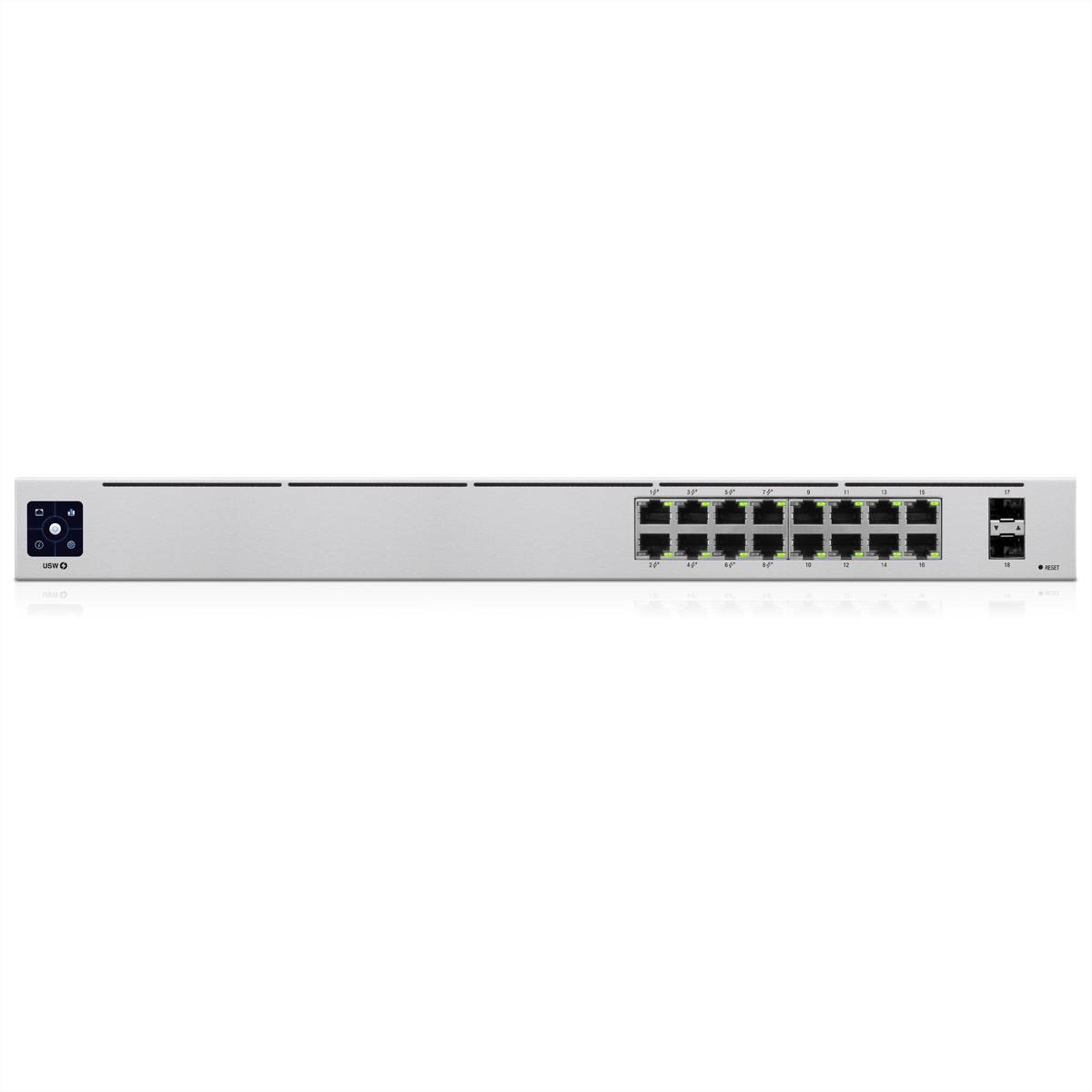 UBIQUITI Switch 16G 2SFP PoE+ 42W 16x10/100/1000 2xSFP PoE managed-0