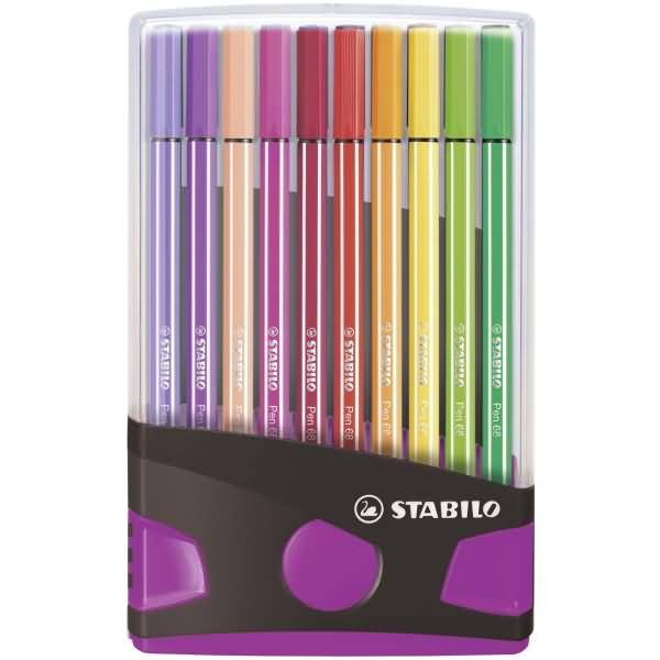 Set di Pennarelli Stabilo Pen 68 Multicolore