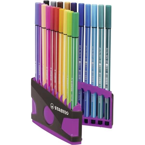 Set di Pennarelli Stabilo Pen 68 Multicolore-1