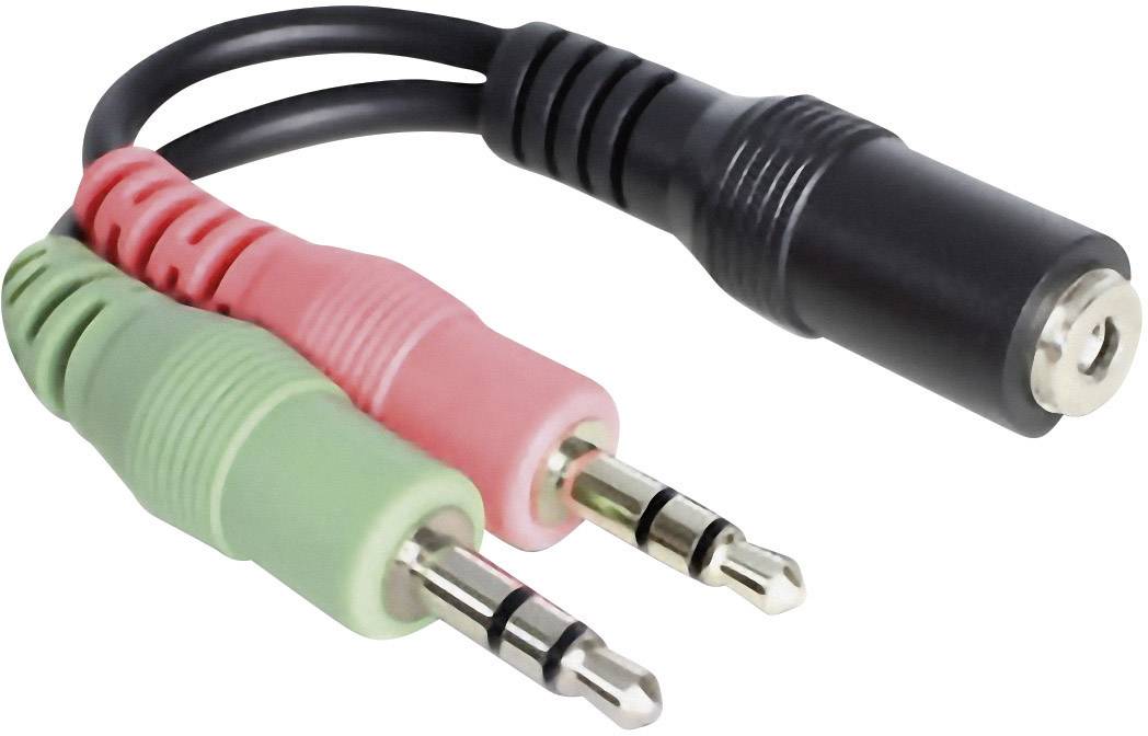 Delock Audio-Adapter - mini-phone stereo 3.5 mm weiblich zu mini-phone stereo 3.5 mm männlich-0
