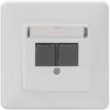 Rutenbeck UM-Cat.6A iso-UMD 2 Up Cat.6A iso-Anschlussdose modular 139102040 (139102040)