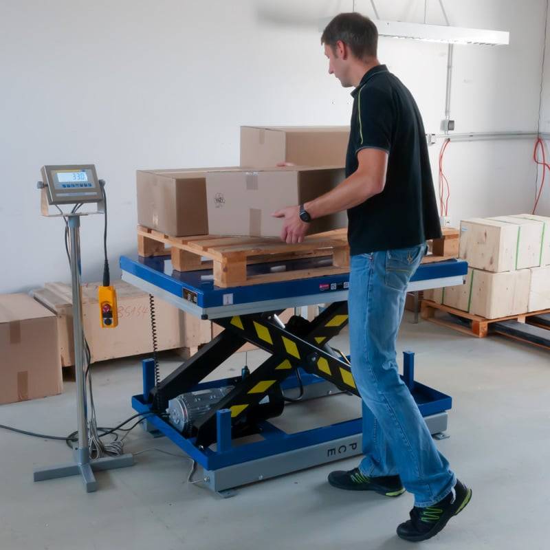 PCE Instruments PCE-HLTS 500 Bilancia da tavolo PCE-HLTS 500 Portata max. 500 kg a batteria-5
