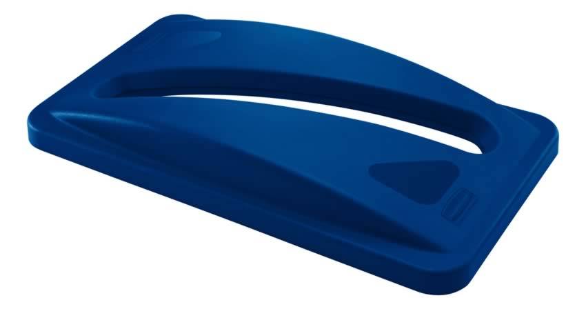 Rubbermaid 0086876147636 Coperchio Polietilene (L x L x A) 520 x 290 x 70 mm Blu 1 pz.-4