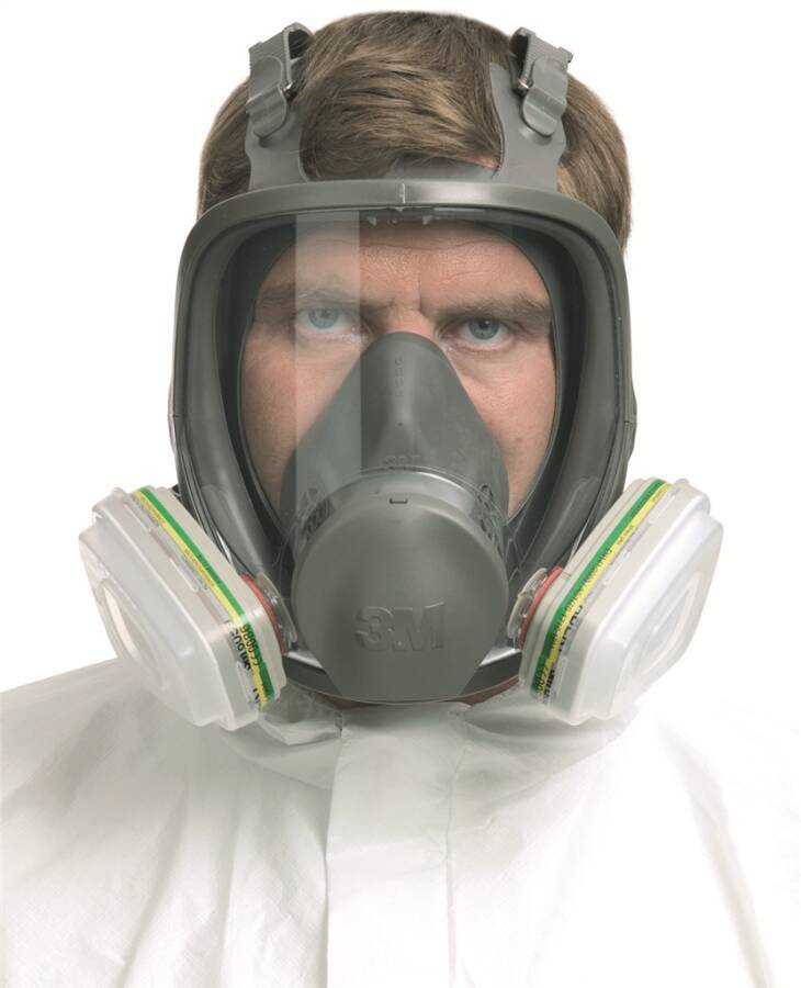 3M-Atemschutzvollmaske 6900 L Grösse L - Silikon (7100015052)-1