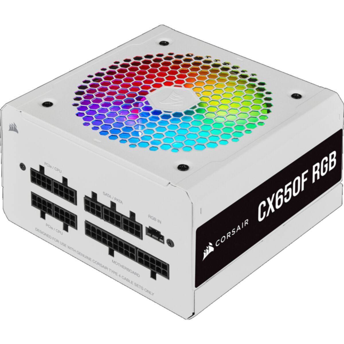 Corsair CX650F iCUE 650W Modulare 80+ Bronze PFC Attivo ATX Bianco-0