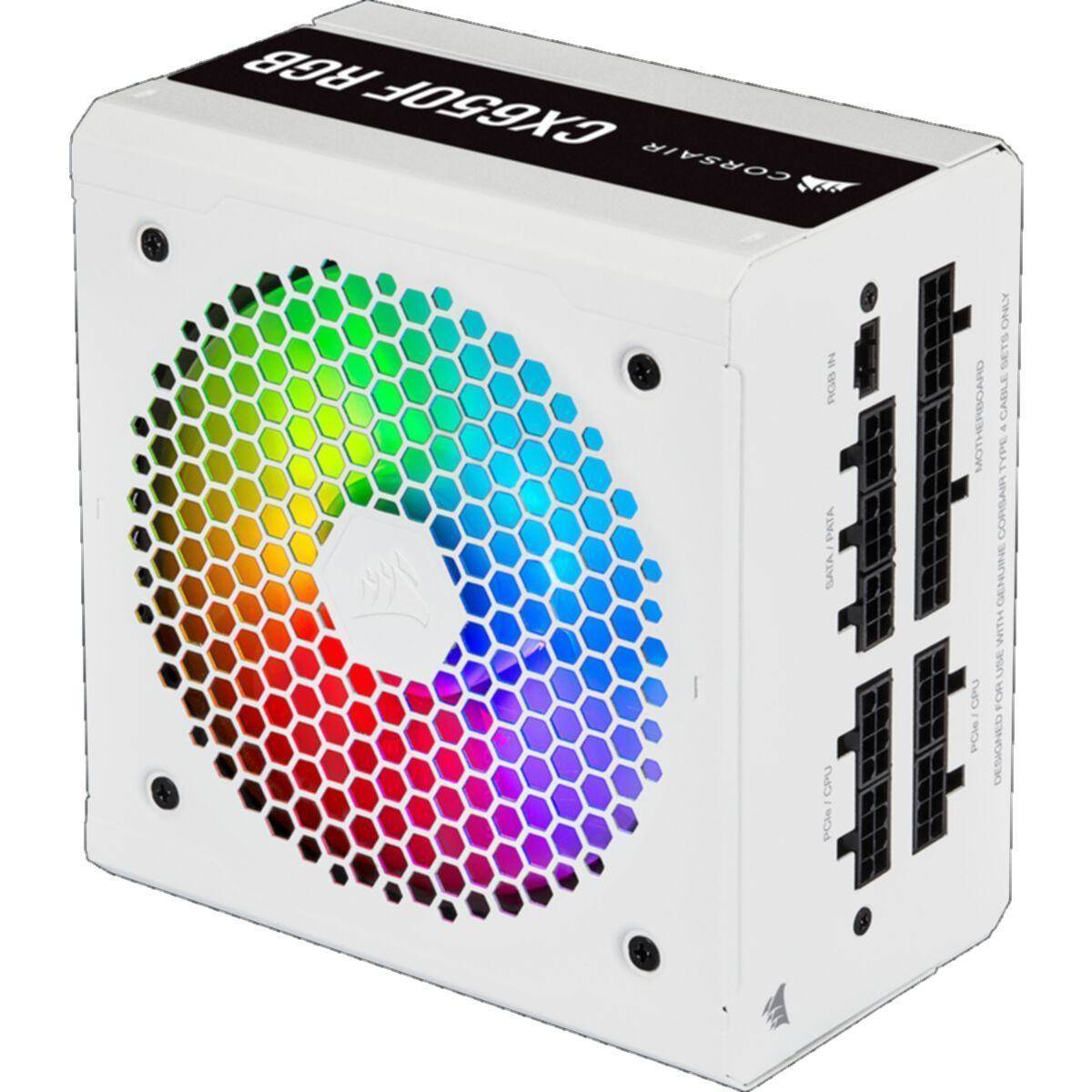 Corsair CX650F iCUE 650W Modulare 80+ Bronze PFC Attivo ATX Bianco-4