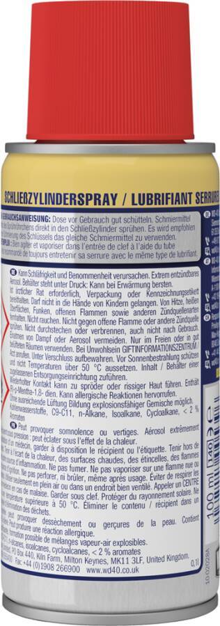 Spray per cilindro serratura WD-40, lubrifica e protegge-2