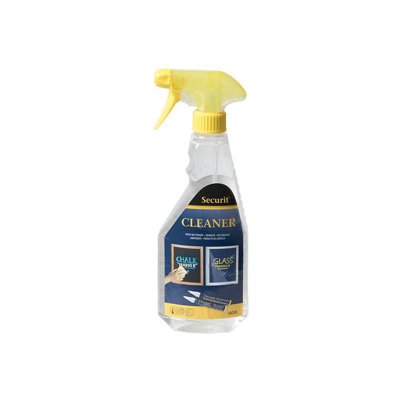 Detergente per Pennarelli a Gesso Liquido Waterproof Securit - SECCLEAN-KL - 500 ml-0