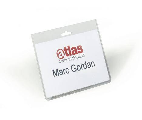 DURABLE - 8135-19 Portanome 60x90 mm con foro Euro-1