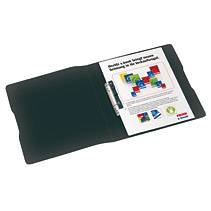 Raccoglitore ad anelli Herlitz a 2 anelli DIN A4 2,7 cm nero-1