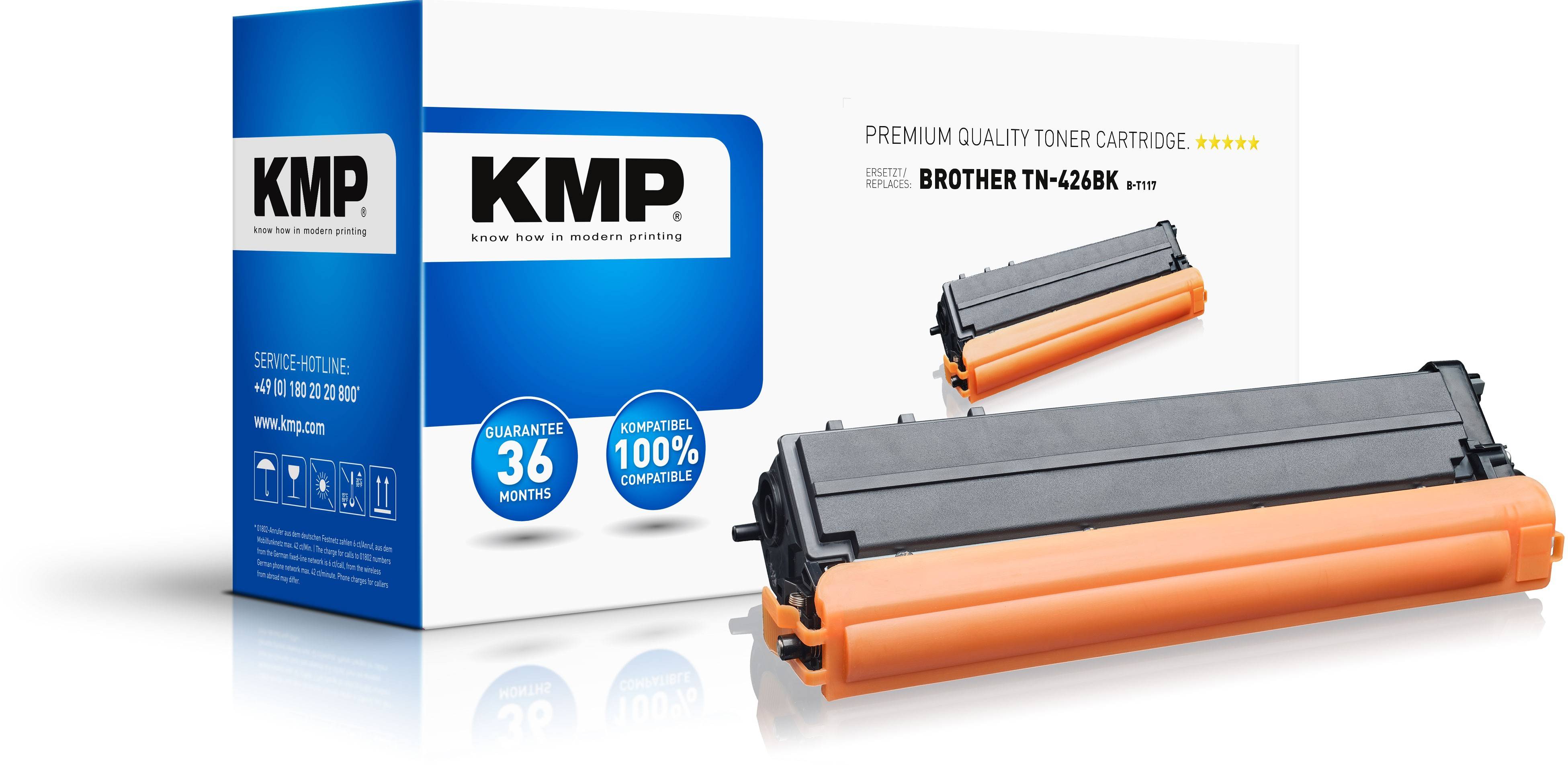Toner KMP B-T117 nero compatibile con Brother TN-426BK-1
