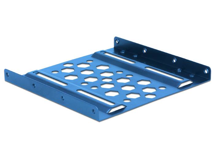 DeLOCK Installation Frame - Speichereinschubadapter - 8,9 cm to 6,4 cm (3.5" auf 2.5") - Blau (21291)-0