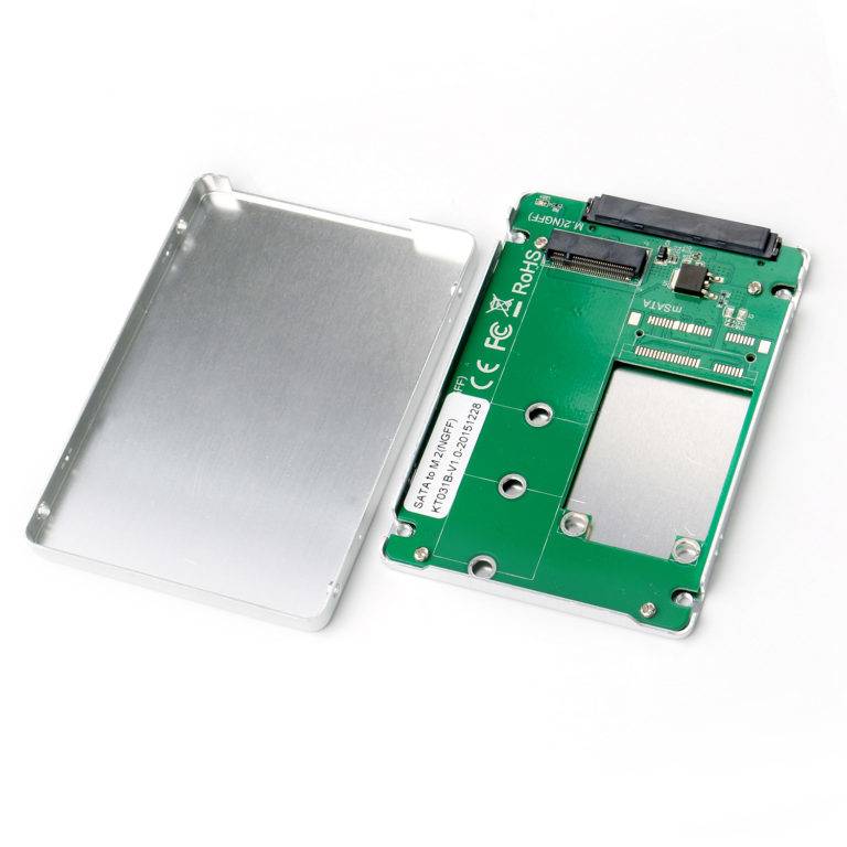 I-TEC BOX ESTERNO 2,5 SSD M2 TO SATA SILVER-1