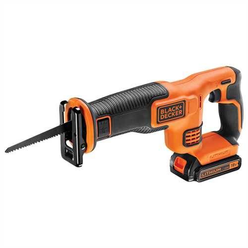 Black & decker sega universale gattuccio 18v con 1 batteria da 1,5ah-1