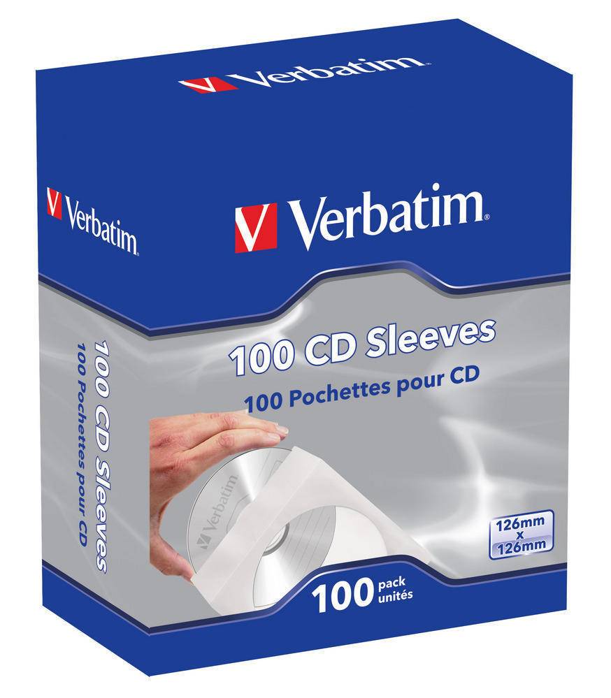 Verbatim 100 custodie per CD (carta)-1