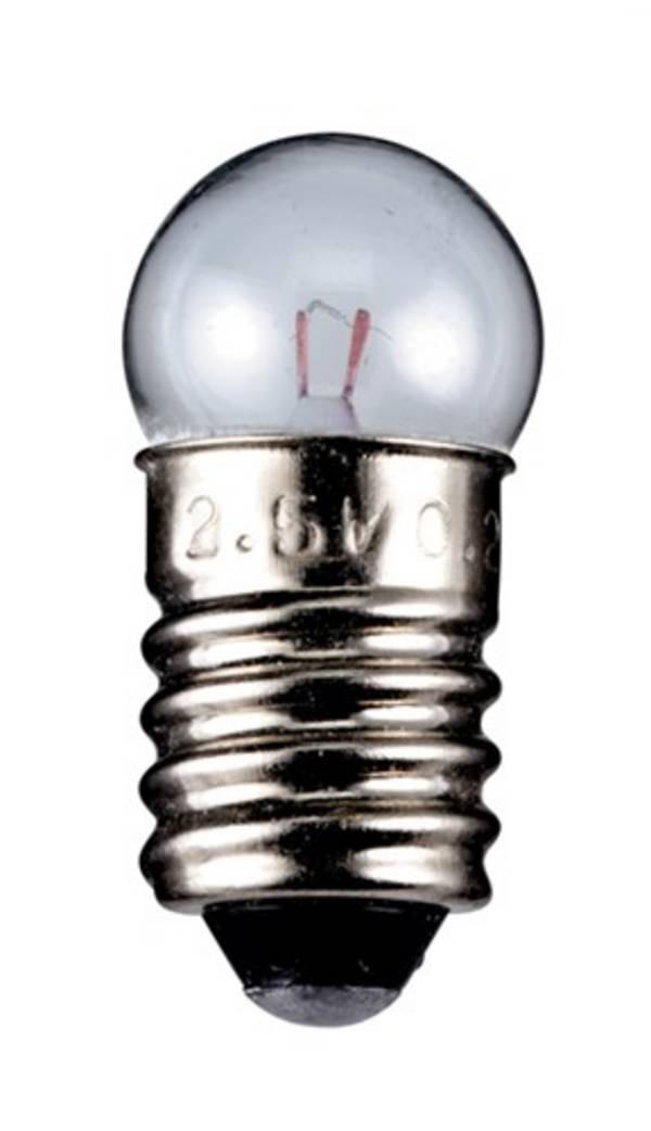 Goobay Lampadina sferetta per torcia, 0,7 W 0.7 W attacco E10, 3,5 V (DC), 200 mA