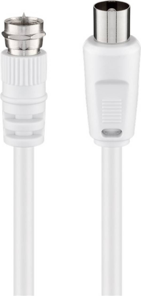 Goobay Cavo adattatore SAT/antenna ( 1.5 m spina F > spina coassiale