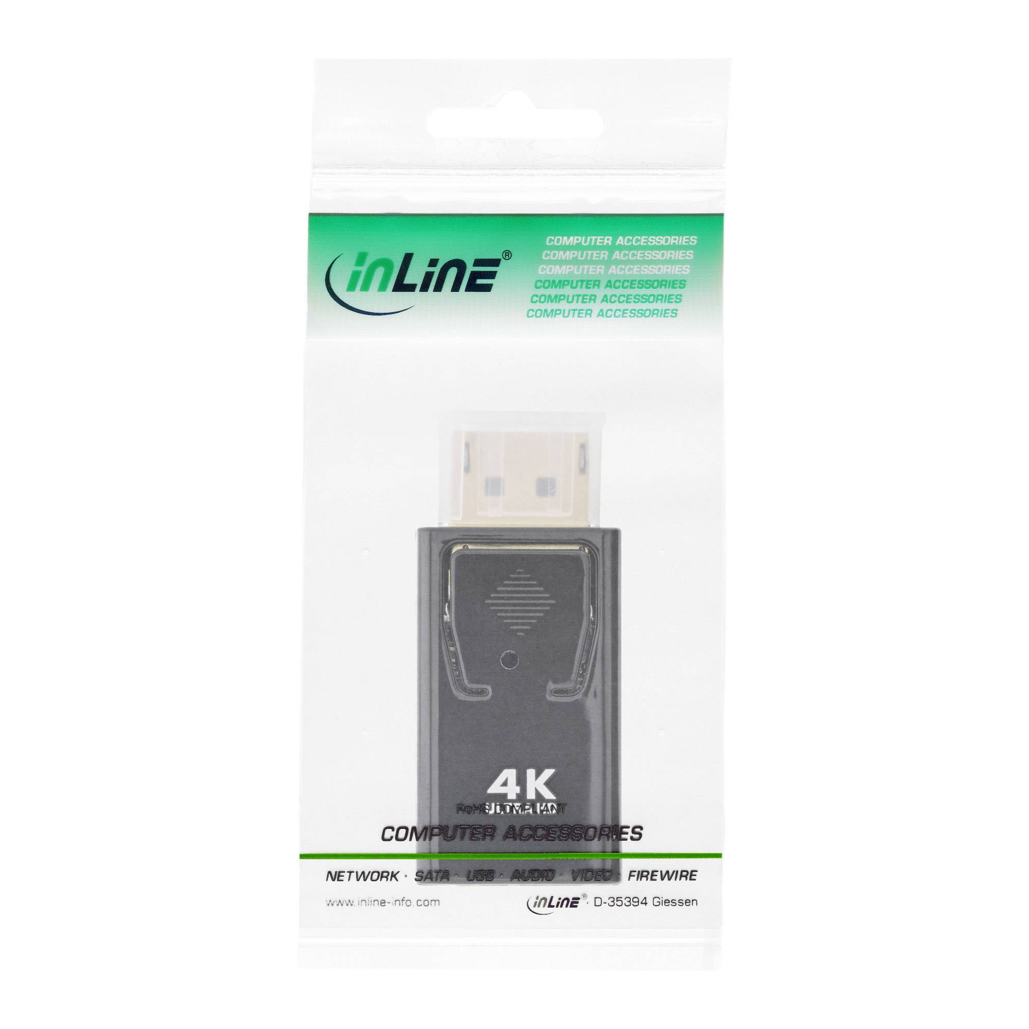 InLine Konverter DisplayPort Stecker auf HDMI Buchse - 4K/60Hz - mit Audio-2
