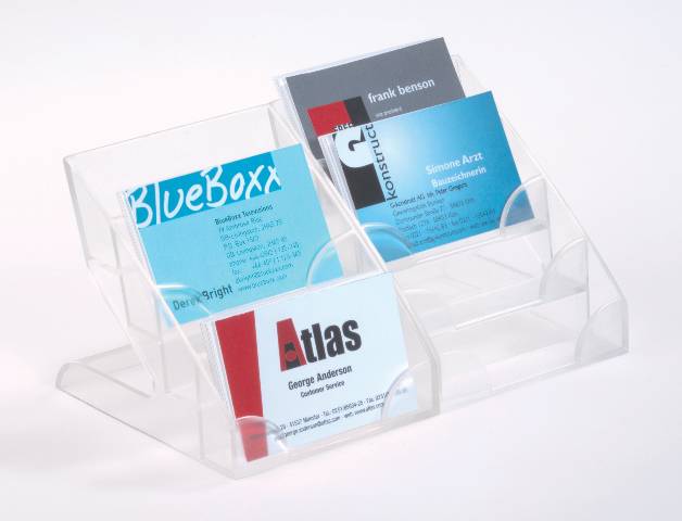 DURABLE Visitenkartenaufsteller BUSINESS CARD DISPLAY BOX 1 ST 243919-0