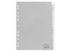 DURABLE Ordnerregister Vollformat A-Z grau 20-teilig - 1 Satz
