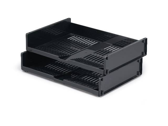 Durable 1700801058 vassoio da scrivania Polistirolo Nero-0