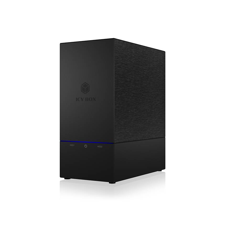 ICY BOX IB-RD3621-C31 array di dischi 0 TB Desktop Nero (ICY BOX IB-RD3621-C31 disk array 0 TB)-1