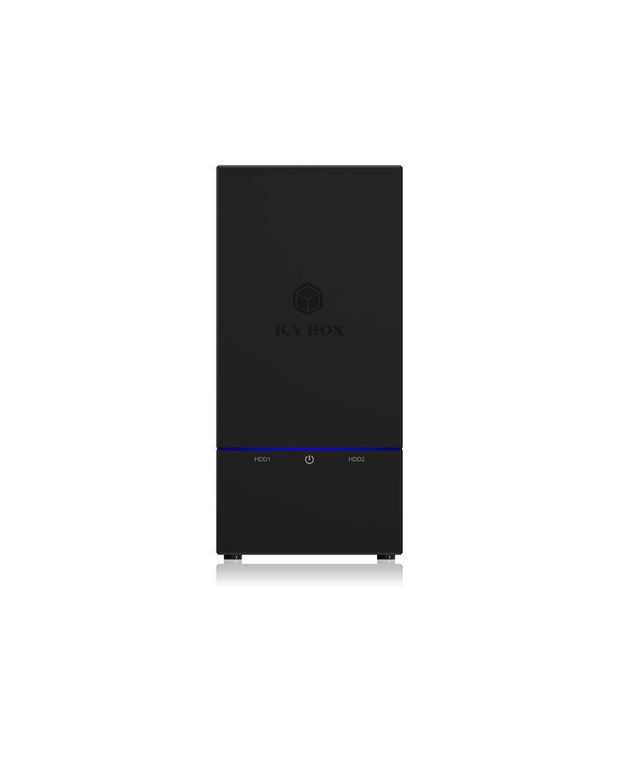 ICY BOX IB-RD3621-C31 array di dischi 0 TB Desktop Nero (ICY BOX IB-RD3621-C31 disk array 0 TB)-3
