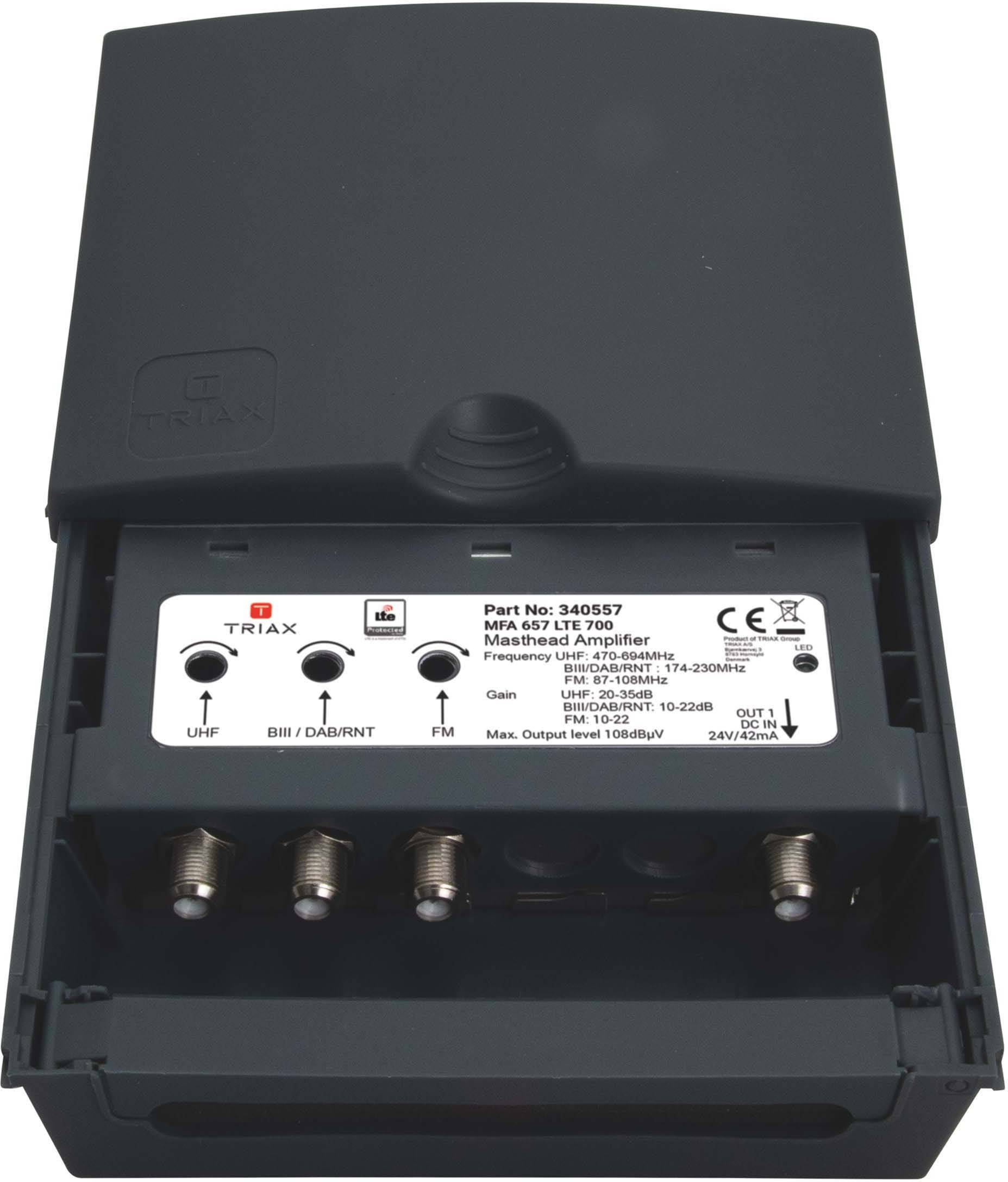 Triax MFA657 amplificatore di segnale TV 470 - 694 MHz (Triax MFA 657)-0