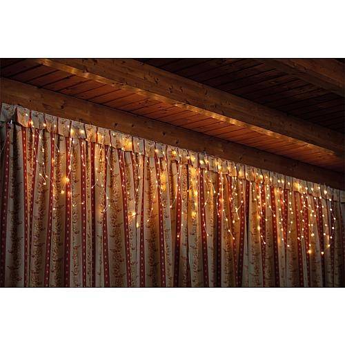 MHB LED catena pioggia ghiaccio 'Professional' 252 lampadine ambra 55148-1