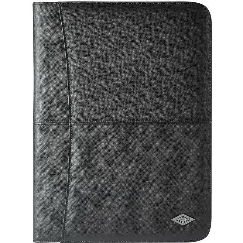 Wedo 58 6401 - Leder - Schwarz - A4 - Visitenkarte - Papier - 3 Taschen - 250 mm (58 6401)