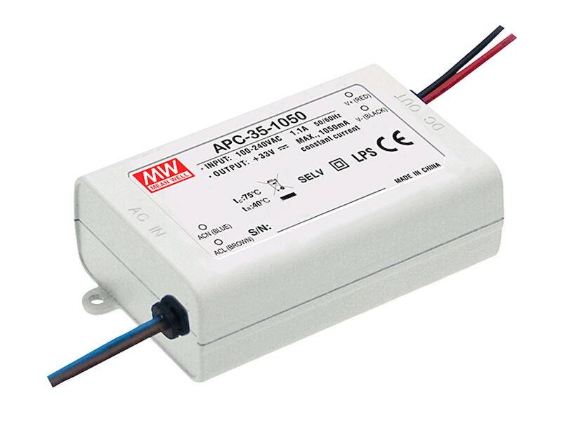 APC-35-700 - Mean Well - Alimentatore LED a Corrente Costante CC - IP42 - 35W 700mA-0