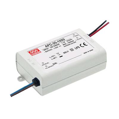 Mean Well APC-35-700 Driver per LED  Corrente costante 35 W 0.7 A 15 - 50 V/DC non dimmerabile, Protezione sovraccarico